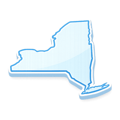 New York state map